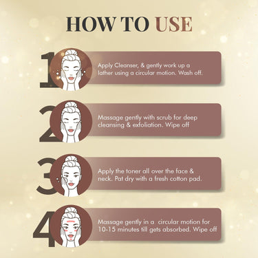 Ozone Cleansing Toning Moisturizing Kit | Facial Kit For Men & Women | Ideal For All Skin Types Glowing Skin, Bright & Radiant Complexion | Reduces Fine Line & Wrinkles | 300 gm